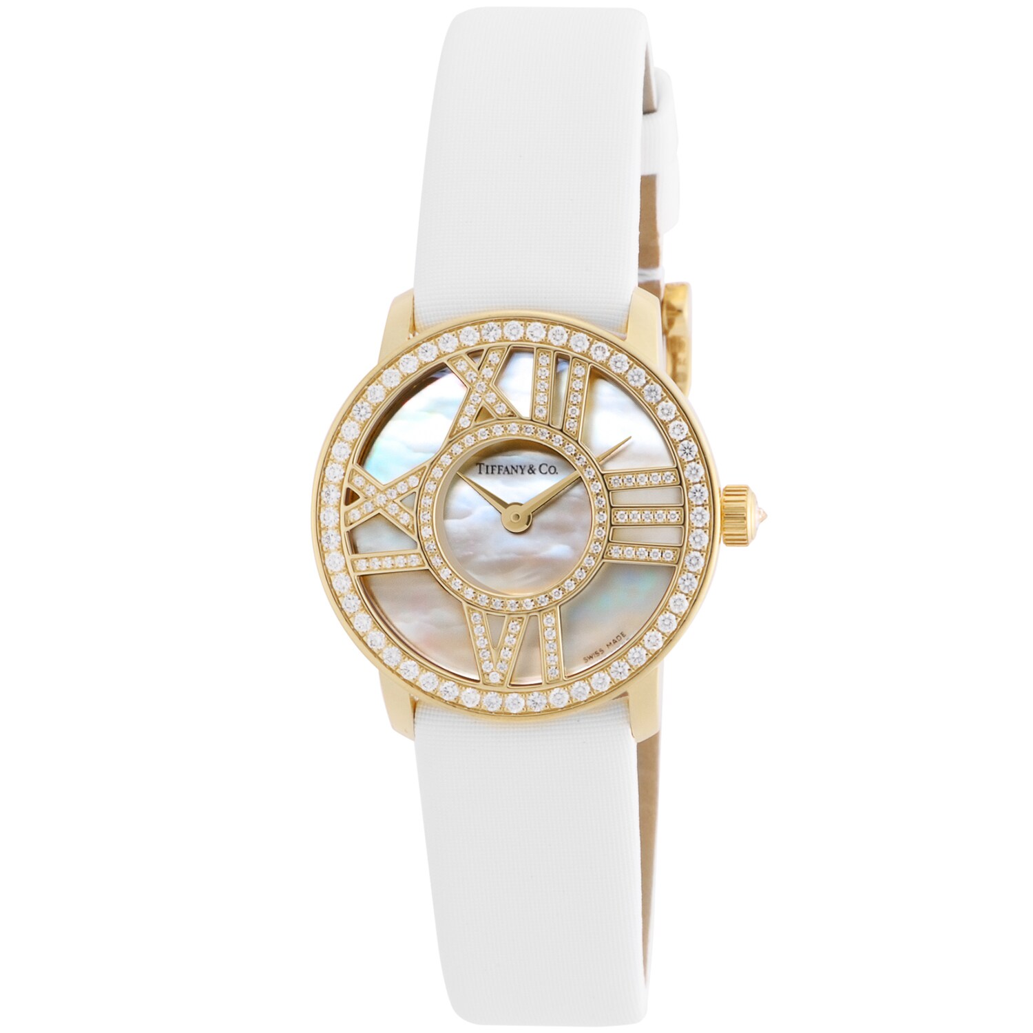 【ティファニー/Tiffany & Co.】ダイヤモンド186石使用腕時計/アトラス