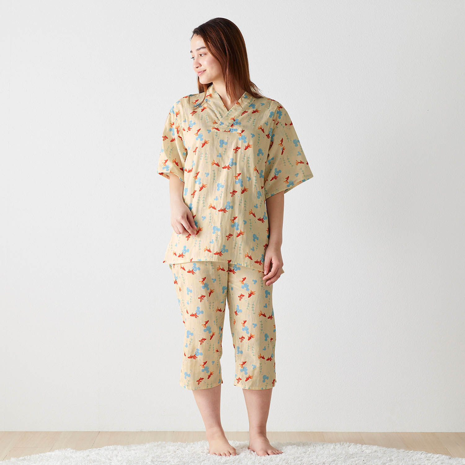 綿100 ダブルガーゼかぶり甚平パジャマ 選べるキャラクター ディズニー Disney 通販のベルメゾンネット 綿100 ダブルガーゼかぶり甚平パジャマ 選べるキャラクター ディズニー Disney 通販のベルメゾンネット