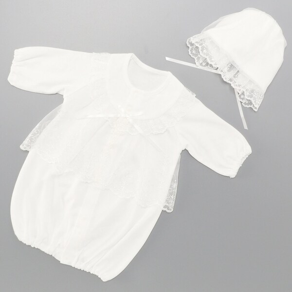 【ベルメゾン】長袖低体重児向けフード付きドレスオール【ベビー】