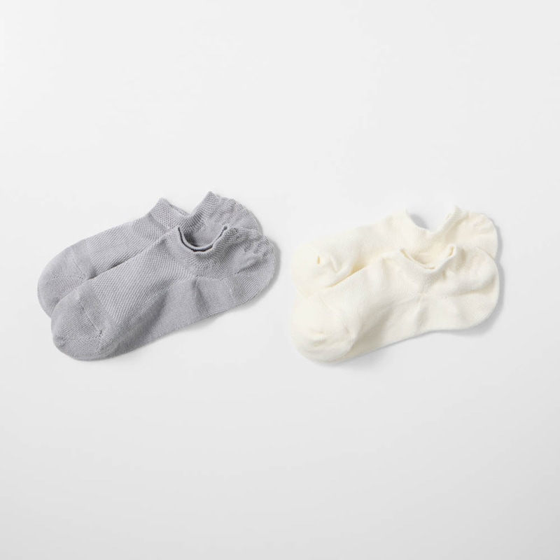 オフホワイト×グレー