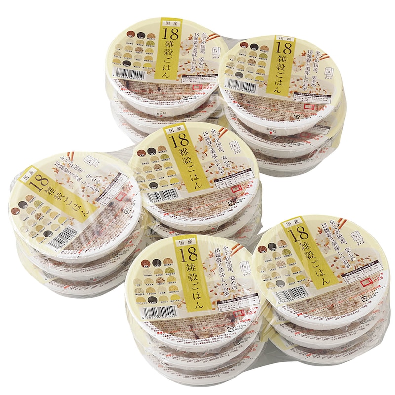 国産18雑穀ごはん：160g×18食
