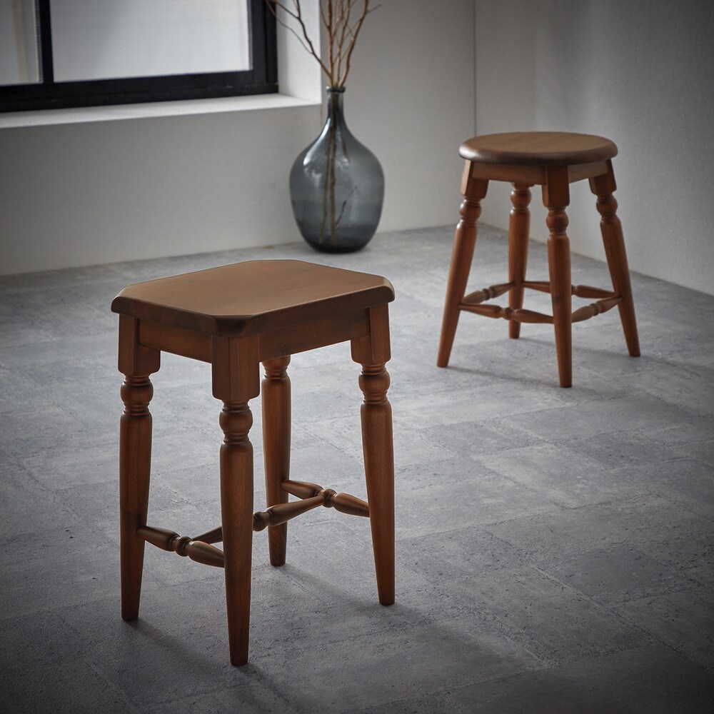 【ベルメゾン】クラシック調スツール