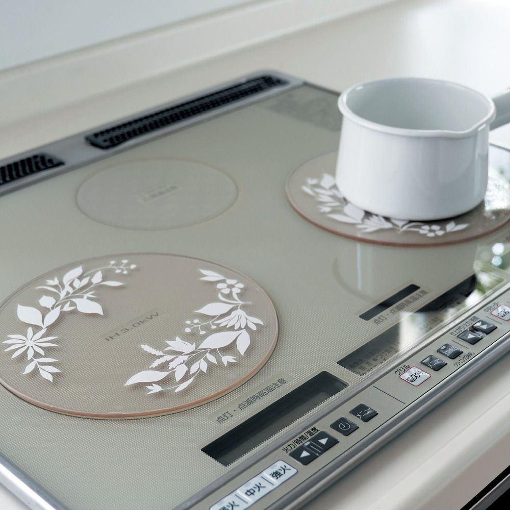 【ベルメゾン】食洗機対応ガラスのIH焼け焦げ防止カバー[日本製]