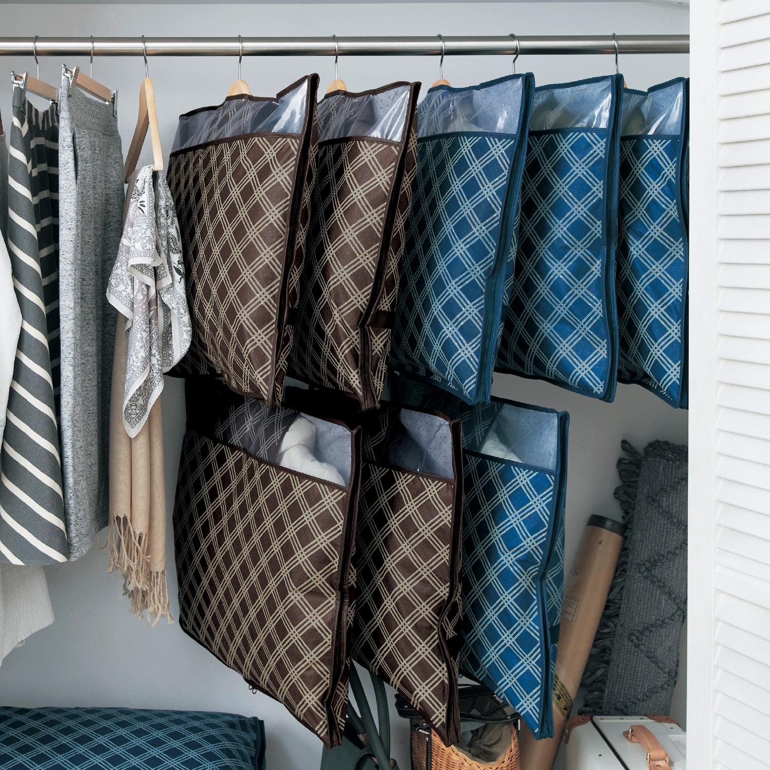 【ベルメゾン】消臭・抗菌機能が続くダウンジャケット収納袋2枚セット