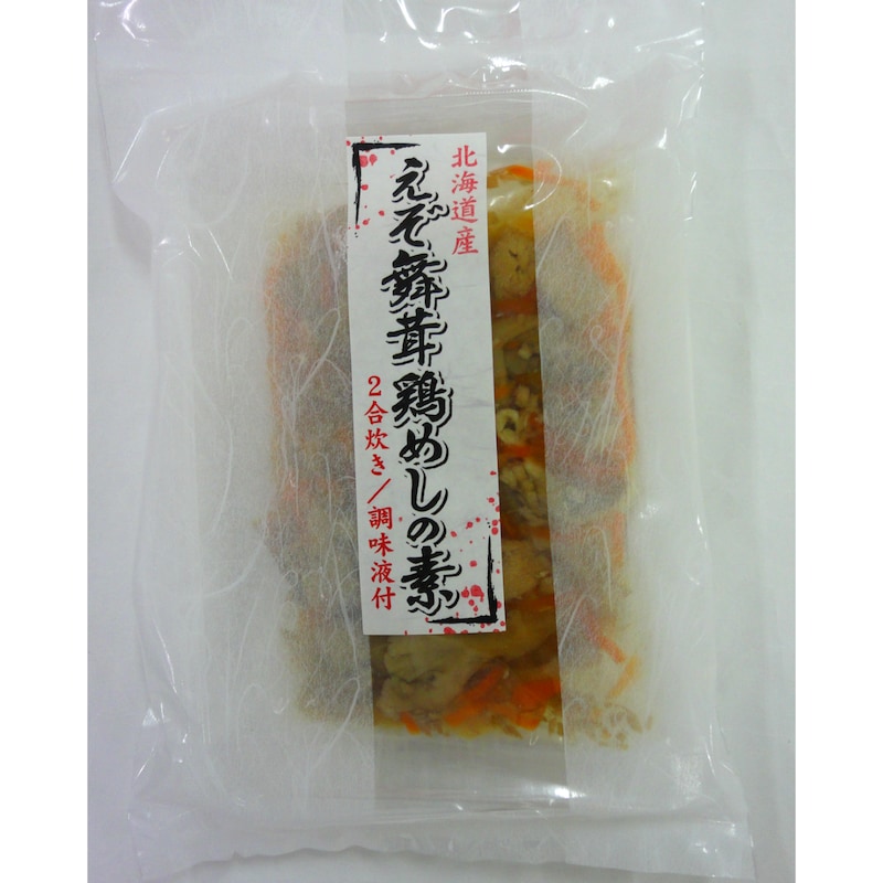 えぞ舞茸鶏めしの素（2合炊用）135ｇは2袋お届けします。