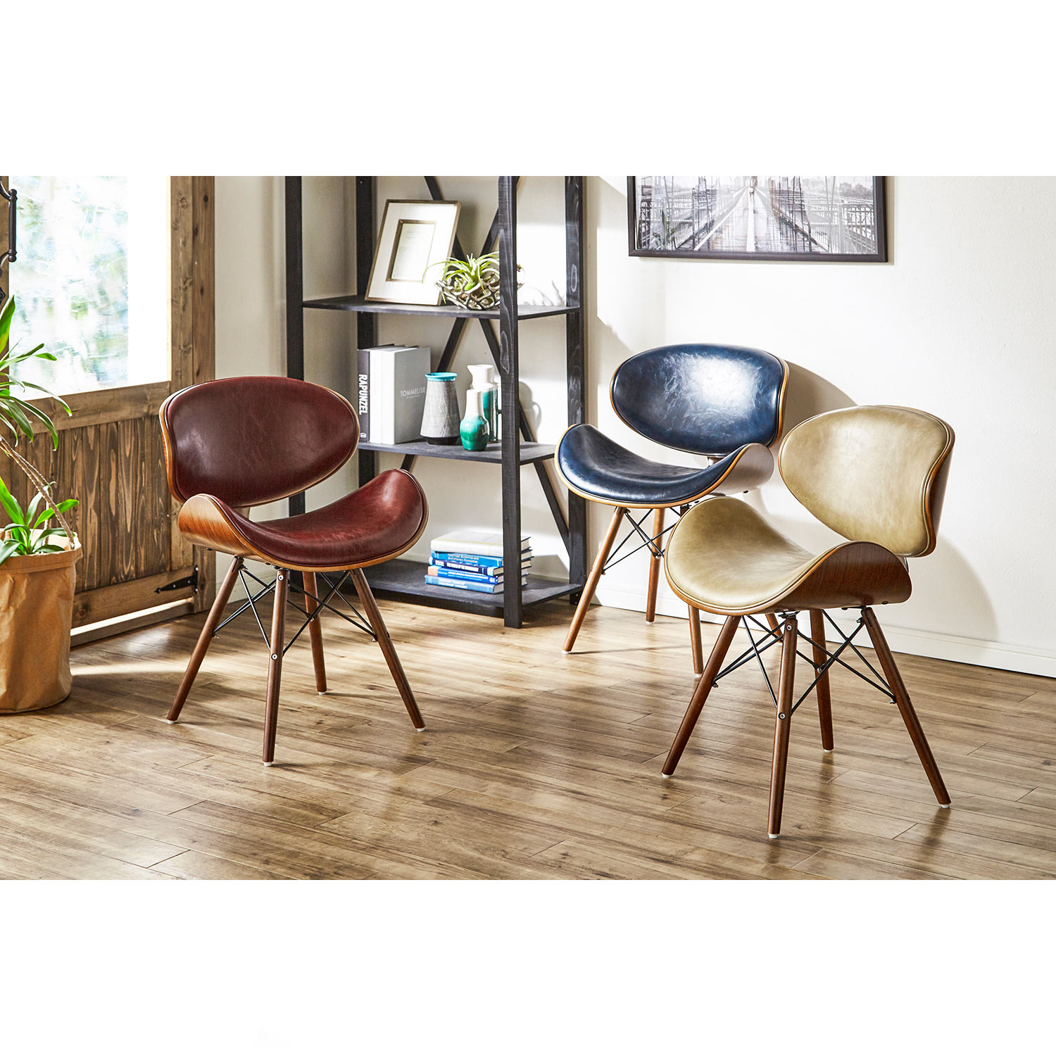 【ベルメゾン】曲げ木のデザインチェア