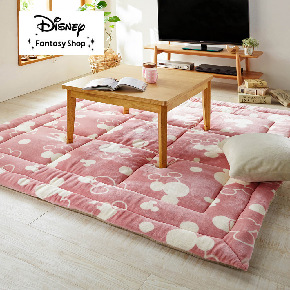 【メルトロ/meltoro】あったかなめらかな低反発ウレタン入りラグ・こたつ厚敷き布団「ミッキーモチーフ」 【メルトロ/meltoro】あったかなめらかな低反発ウレタン入りラグ・こたつ厚敷き布団「ミッキーモチーフ」