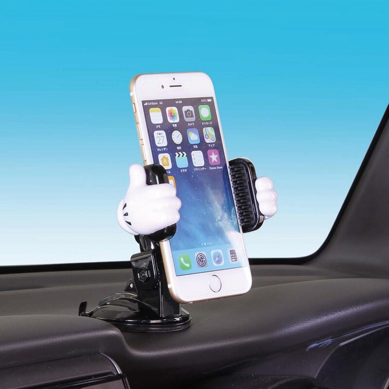 ３６０ 自在に動く 車用スマートフォンスタンド 吸盤 ミッキーマウス ディズニー Disney 通販のベルメゾンネット