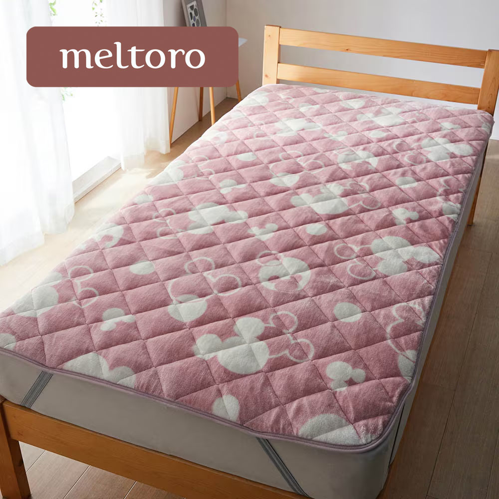 あったかなめらかな敷きパッド「ミッキーモチーフ」