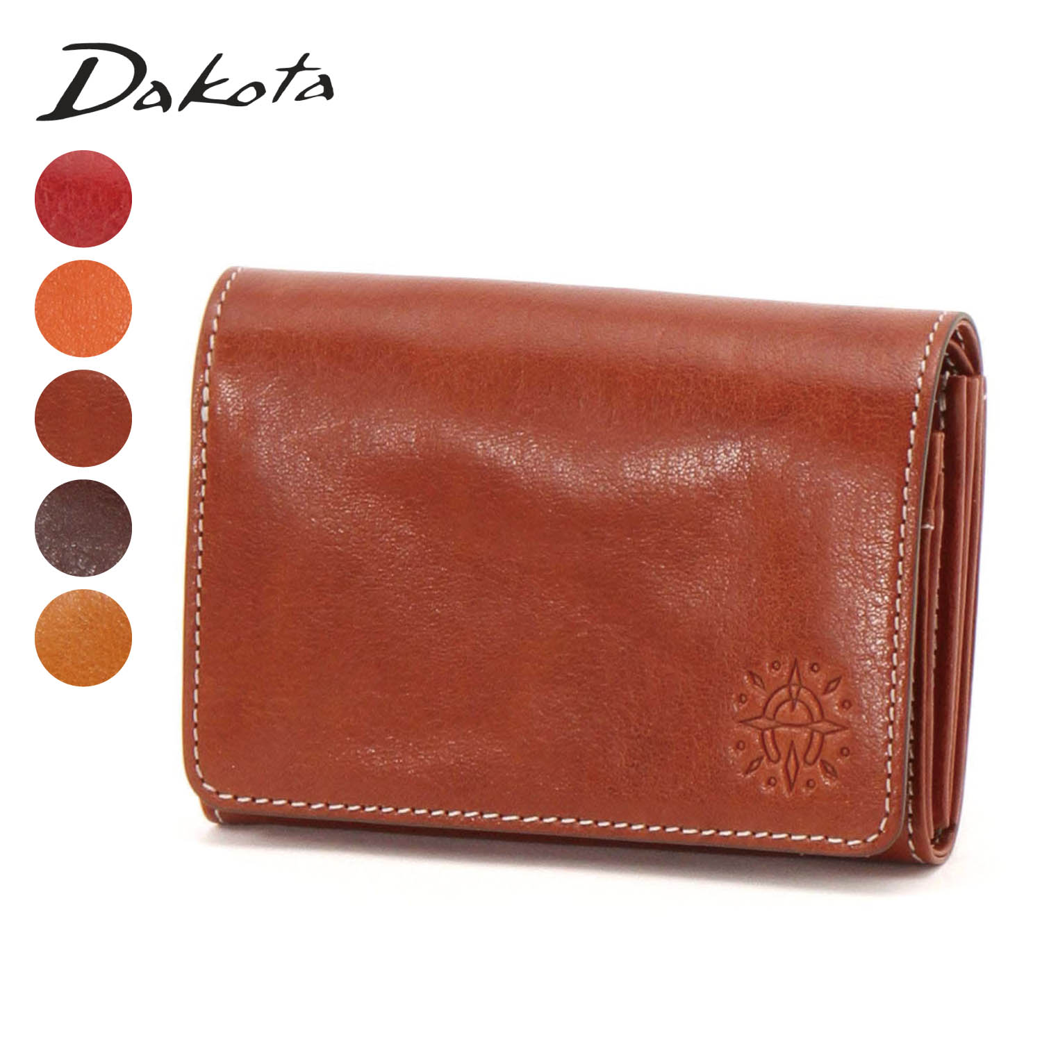 【ダコタ/Dakota】本革二つ折り財布 【イタリアンレザー使用】 【ダコタ/Dakota】本革二つ折り財布 【イタリアンレザー使用】