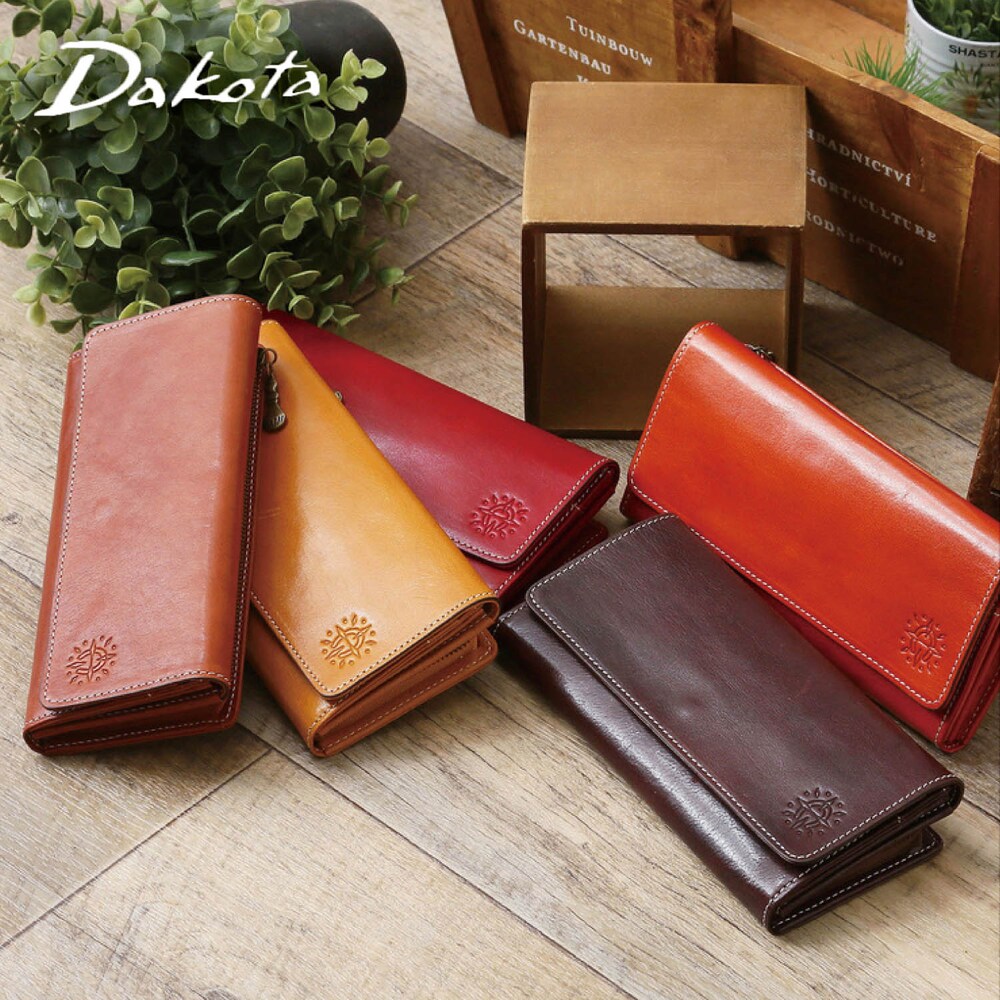 【ダコタ/Dakota】手に馴染む本革長財布 【イタリアンレザー使用】