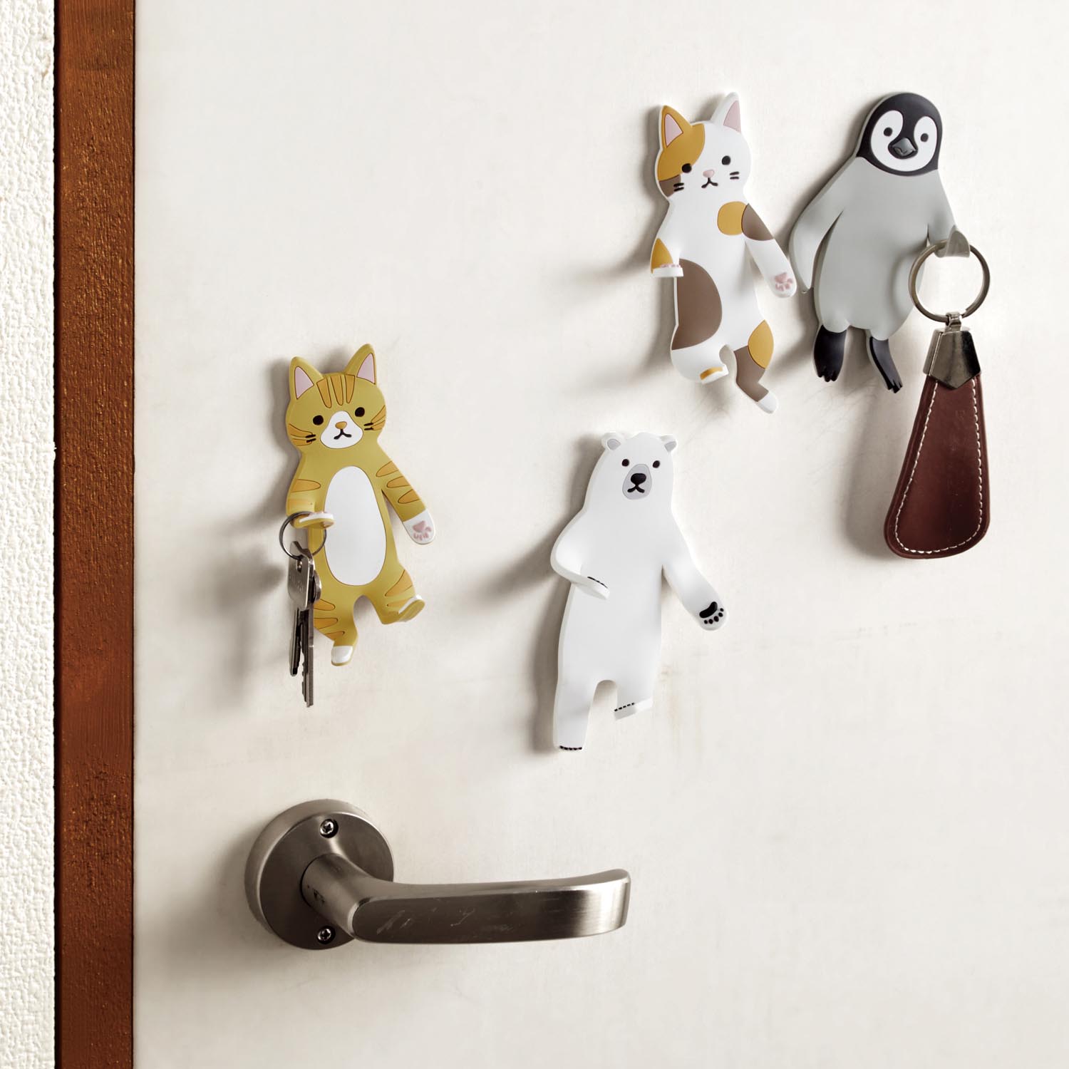 【ベルメゾン】スタンドにもなる吸着式アニマルフック2個セット 【ベルメゾン】スタンドにもなる吸着式アニマルフック2個セット