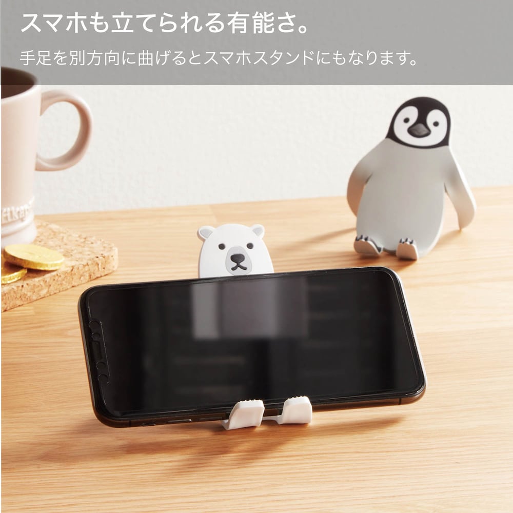 ※スタンド使用時は、吸着面のフィルムをつけたままにしてください。