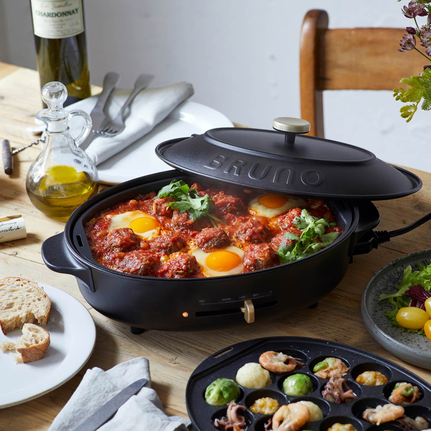 【ブルーノ/BRUNO】オーバルホットプレート