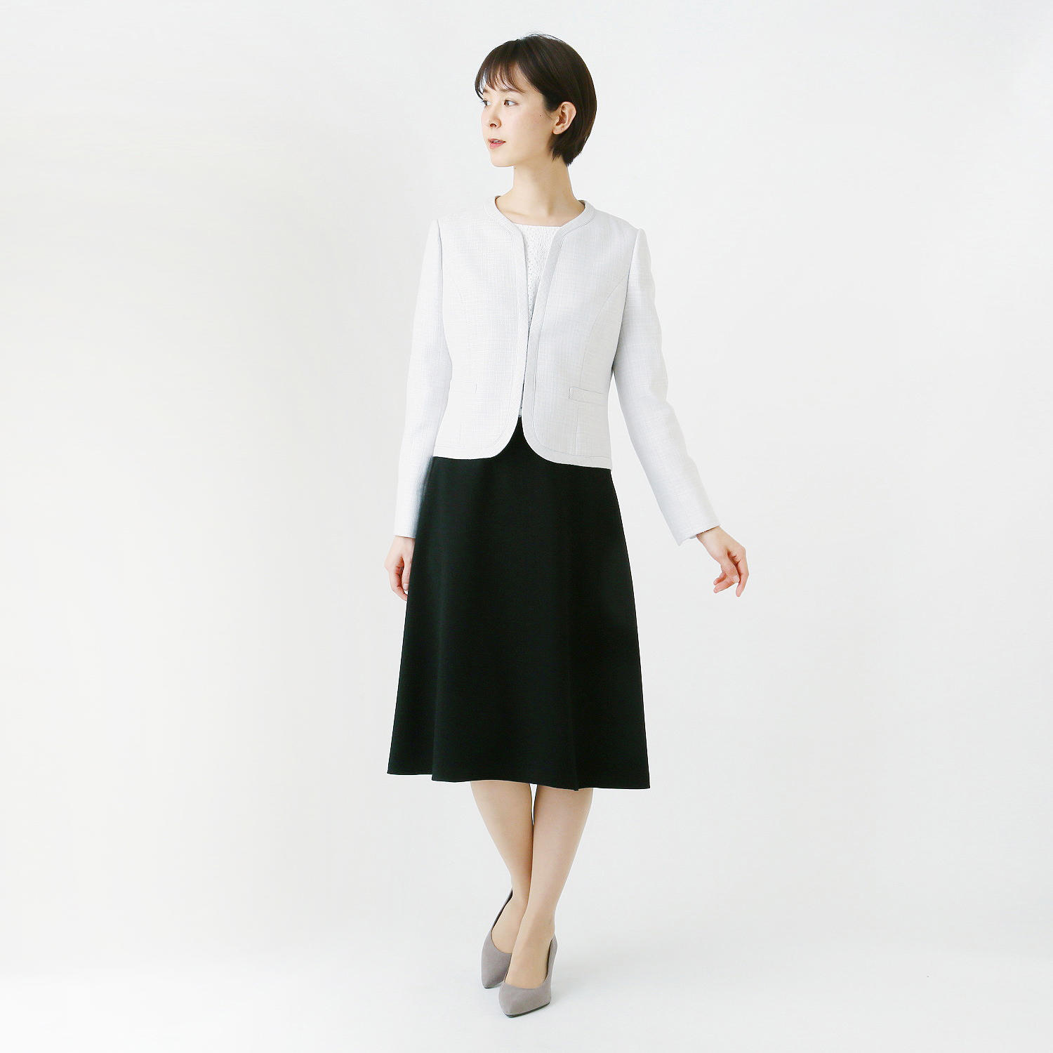 ツイードジャケット スカート 切り替えワンピース3点セットセレモニースーツ 通販のベルメゾンネット ツイードジャケット スカート 切り替えワンピース3点セットセレモニースーツ 通販のベルメゾンネット