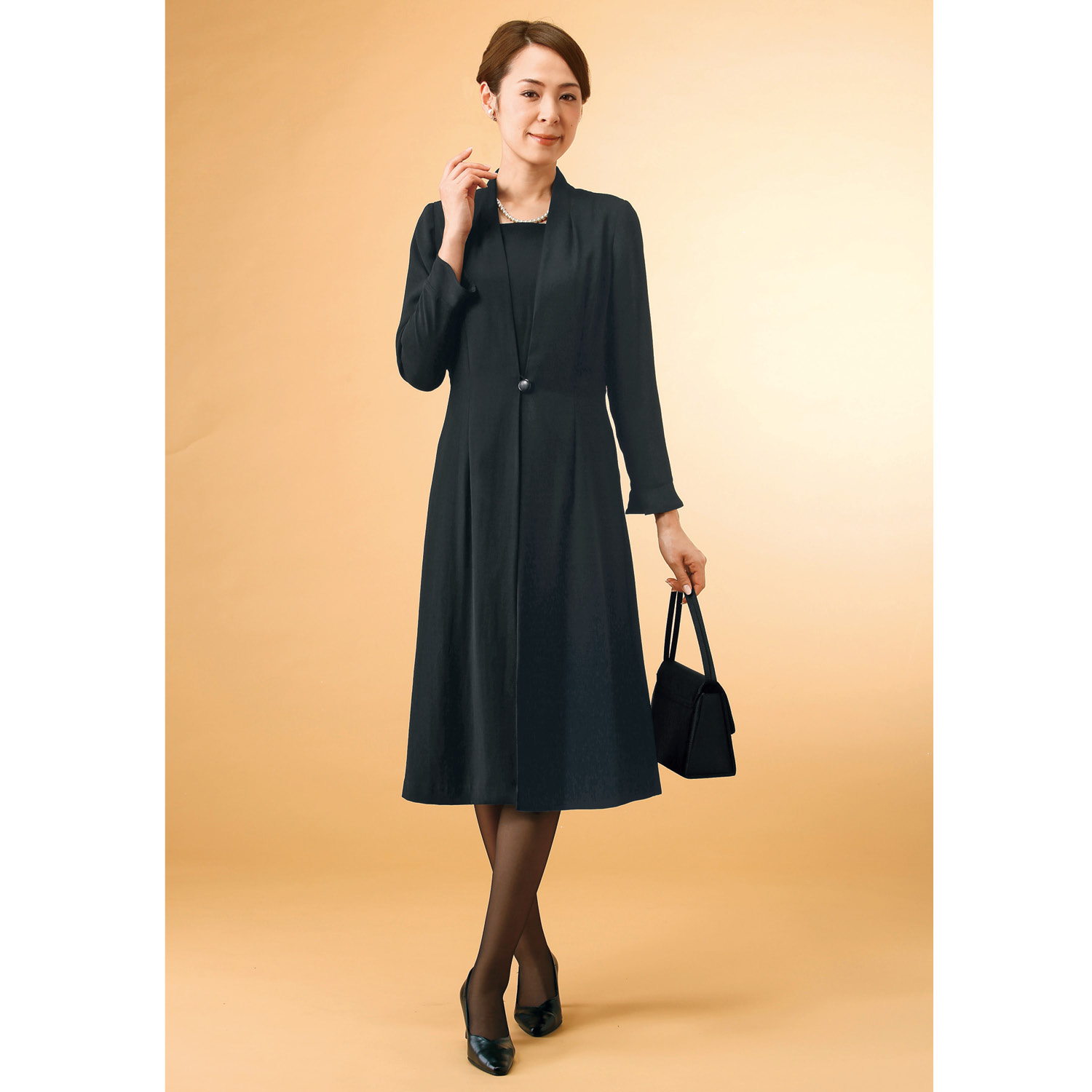 脱ぎ着らくらくブラックフォーマルワンピース 通販のベルメゾンネット 脱ぎ着らくらくブラックフォーマルワンピース 通販のベルメゾンネット