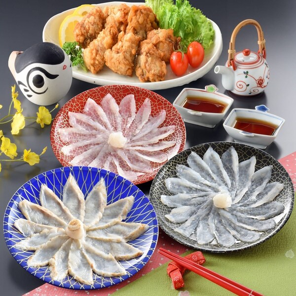 【ベルメゾン】【予約商品】 父の日 ふぐ刺身食べ比べ & ふぐ唐揚 【ご注文は6月14日まで】