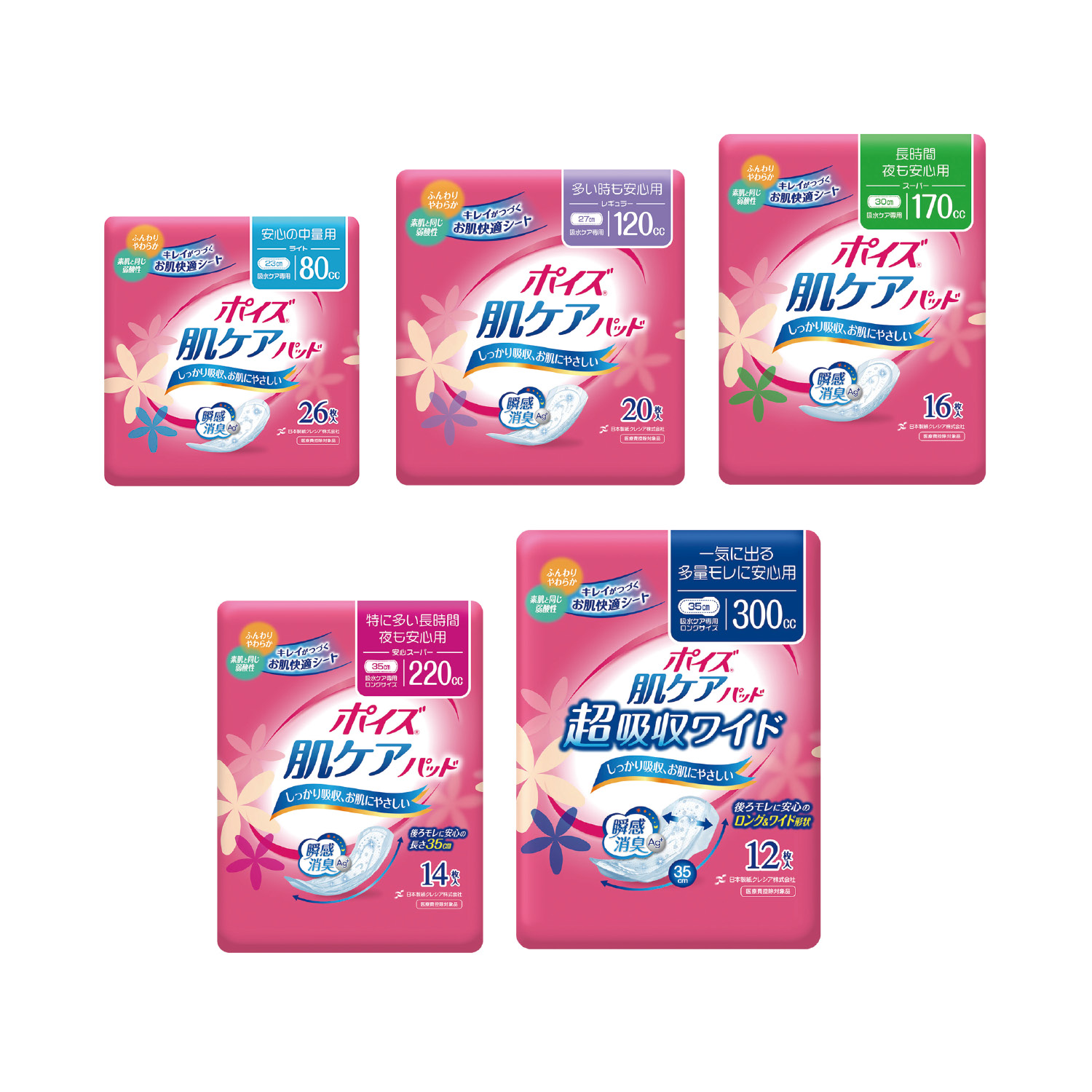 〈ポイズ〉 肌ケアパッド