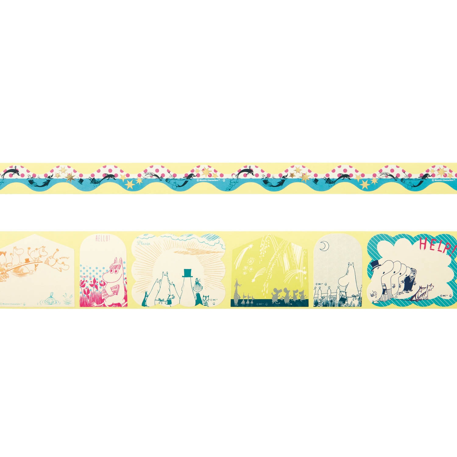 書けるはがせるメッセージロールシール ムーミン 日本製 ムーミン Moomin 通販のベルメゾンネット