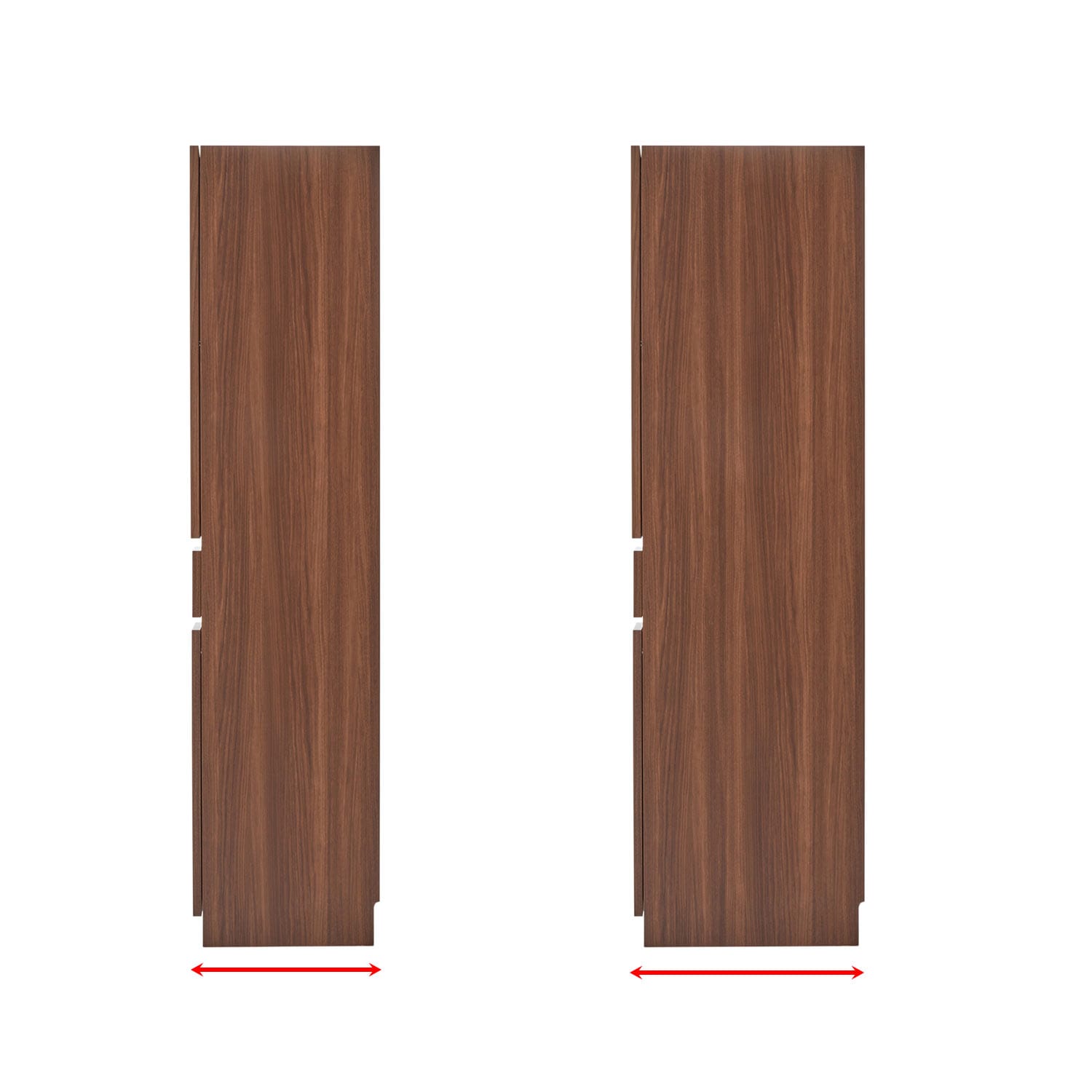 幅1cmピッチサイズオーダー】収納タイプが選べる板扉の隙間