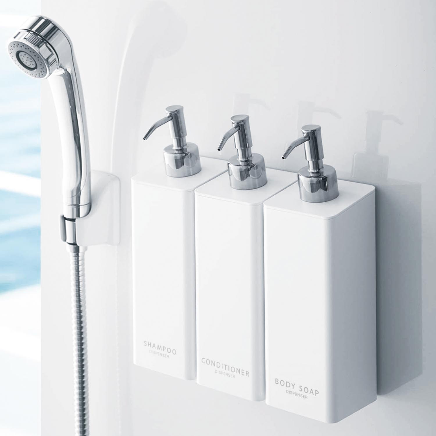 マグネットで取り付けられるソープディスペンサー 【詰め替え袋をそのまま入れて使える】(タワー/tower) マグネットで取り付けられるソープディスペンサー 【詰め替え袋をそのまま入れて使える】(タワー/tower)