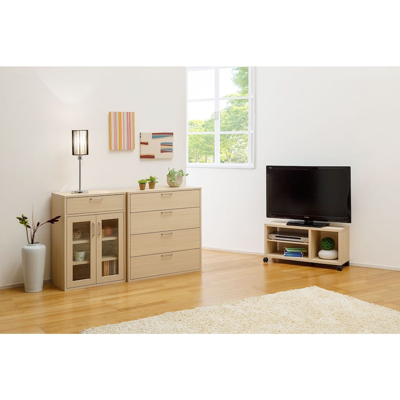 シリーズ使用イメージ こちらの商品はテレビ台のみの販売になります。