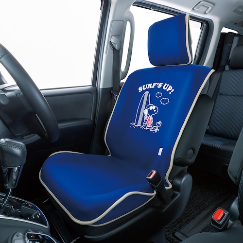 「スヌーピー」防水カーシートカバー フロント用