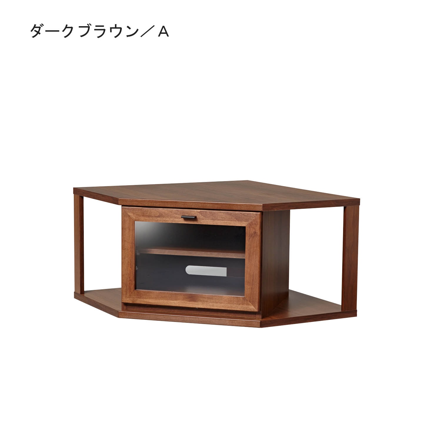 お部屋になじみやすいコーナーテレビ台（テレビ台/テレビボード