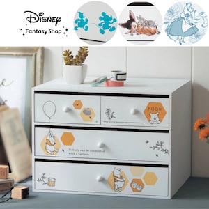 【ディズニー/Disney】使いやすい3段卓上チェスト(選べるキャラクター)