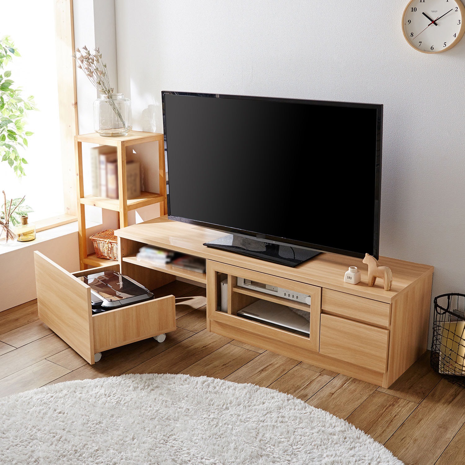 【ベルメゾン】プリンター収納付きテレビ台