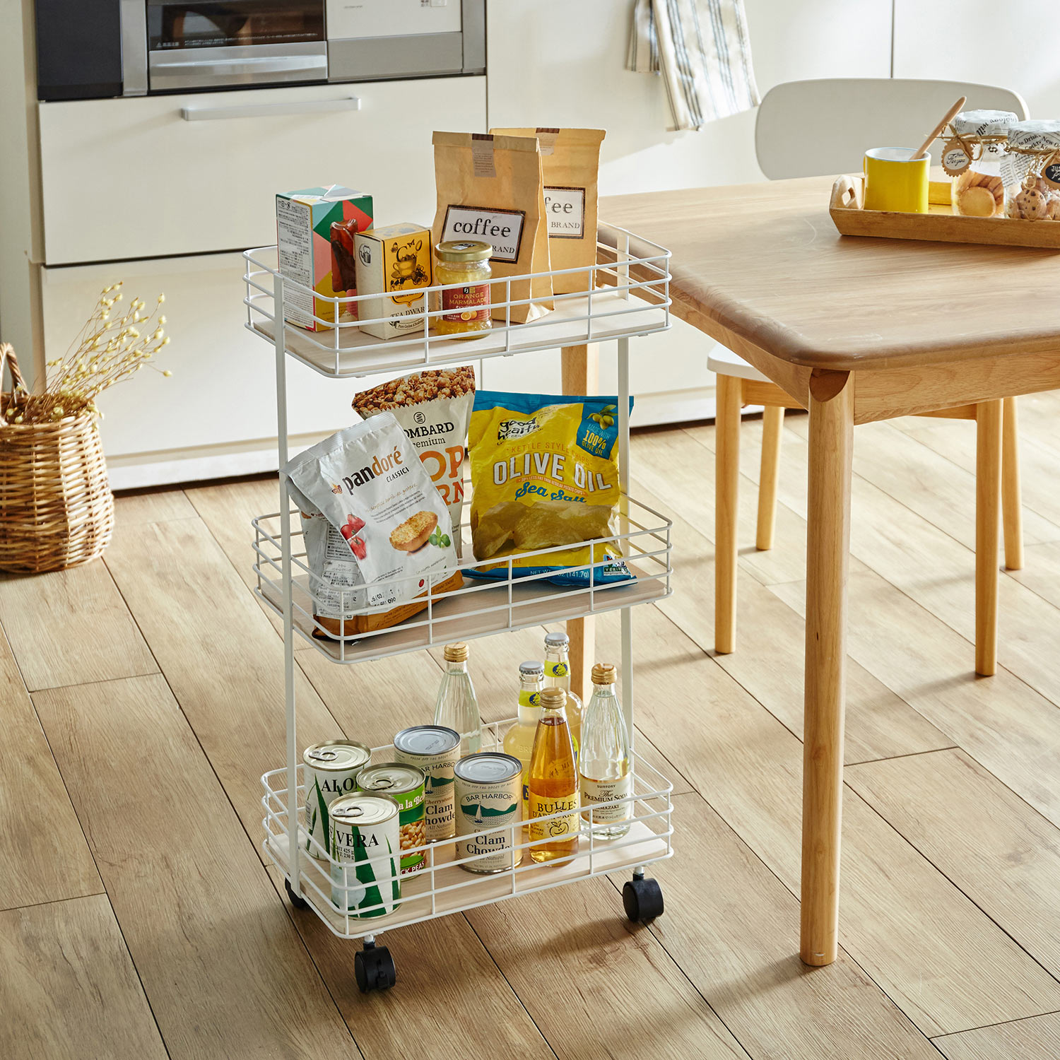 【ベルメゾン】見せてオシャレなマルチワゴン