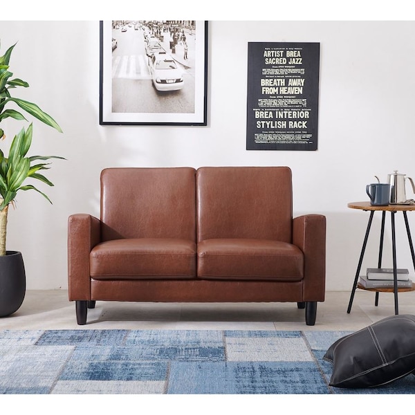 【ベルメゾン】合皮のシンプルソファー