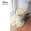 【ディズニー/Disney】ドット柄のぽこぽこトイレマット・フタカバー(単品・セット)「ミッキーモチーフ」