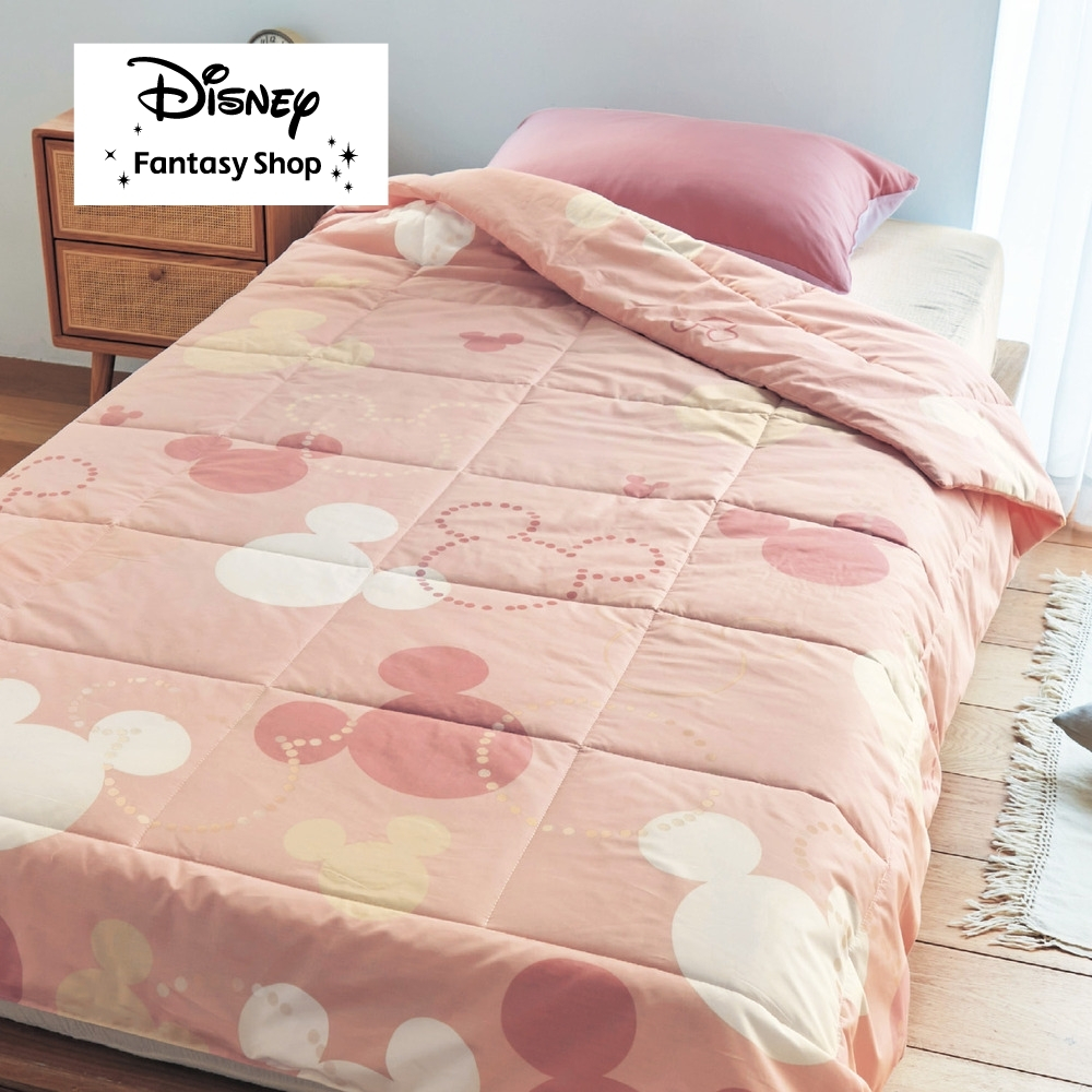 【ディズニー/Disney】綿素材を使ったキルトケット「ミッキーモチーフ」