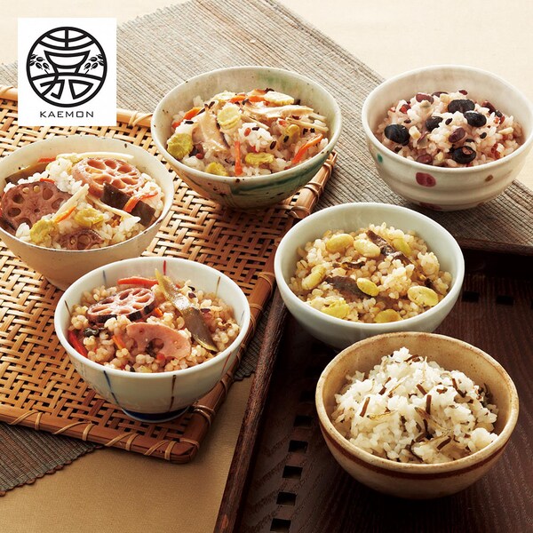 【ベルメゾン】無洗米 嘉右衛門お野菜ごはんセット 6袋