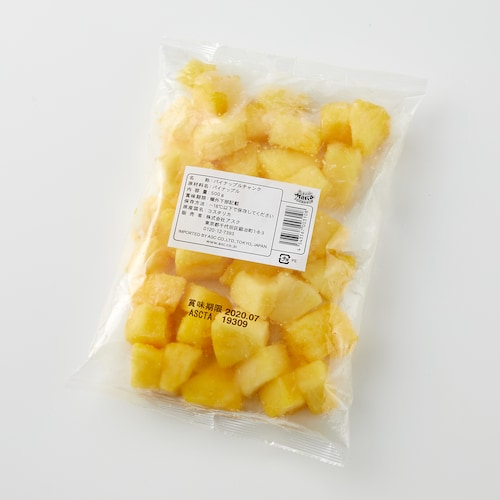 冷凍パイナップル ５００ｇ×４袋