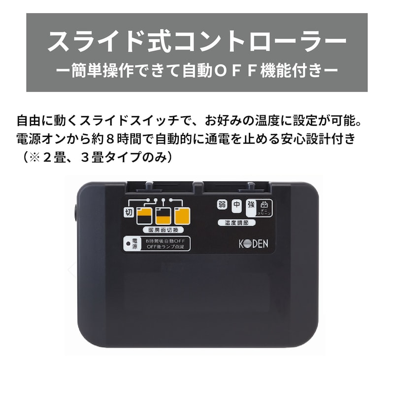 2畳、3畳／コントローラーパネルアップ