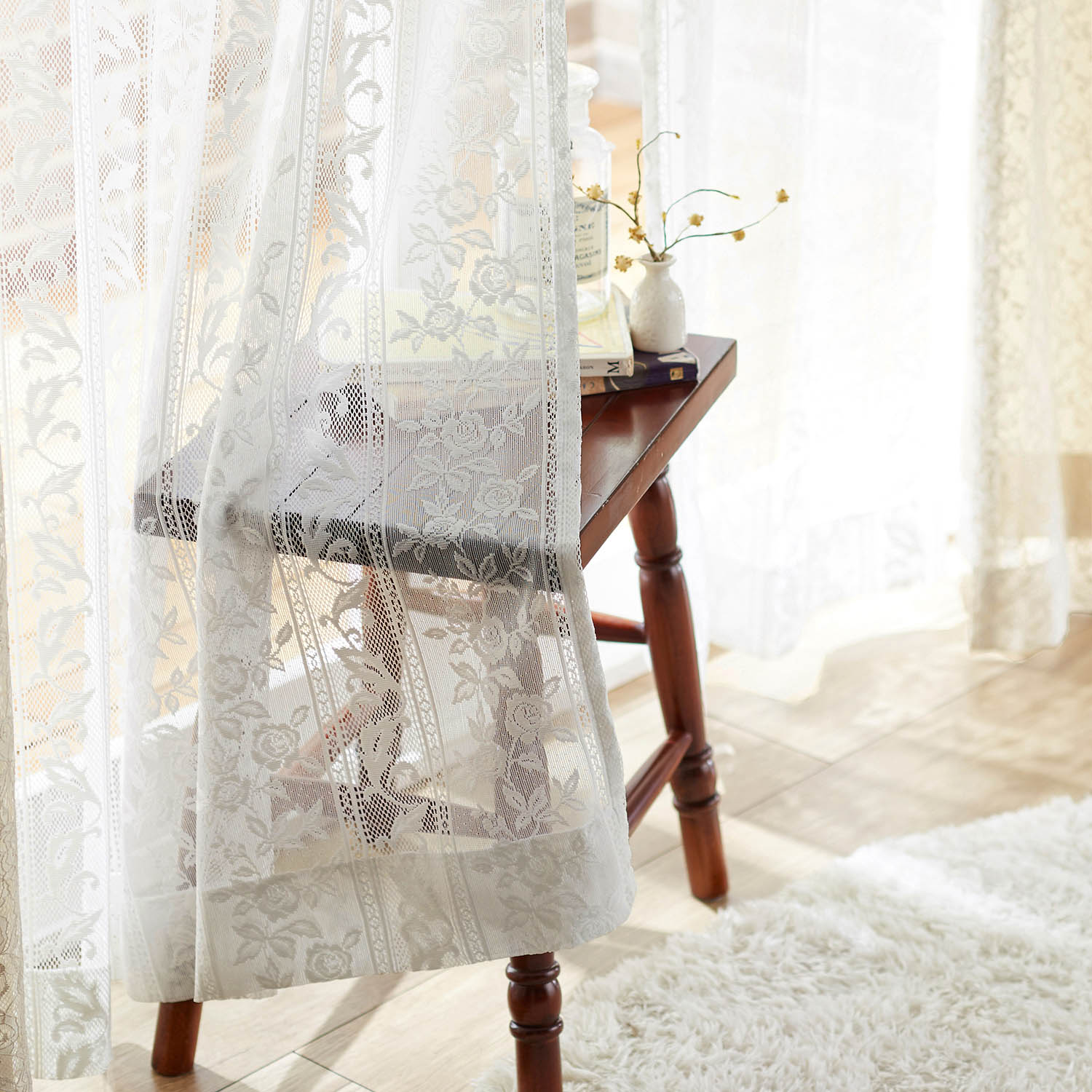 ストライプ花柄のレースカーテン 通販のベルメゾンネット ストライプ花柄のレースカーテン 通販のベルメゾンネット