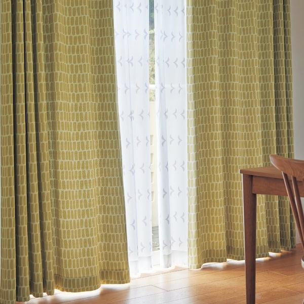 【ベルメゾン】【カーテンセット】 シンプル北欧調の遮光・遮熱カーテン & UVカット・遮熱・ミラーレースカーテンセット