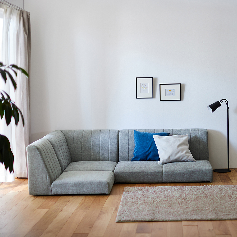 組み合わせて使えるローソファー <1人掛け/2人掛け/コーナー> 組み合わせて使えるローソファー <1人掛け/2人掛け/コーナー>