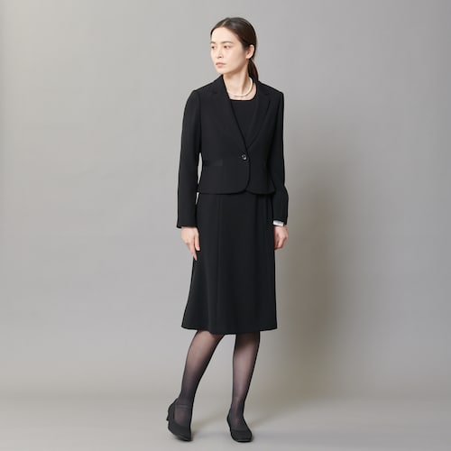 テーラードジャケット&ワンピース2点セット 【喪服・礼服】