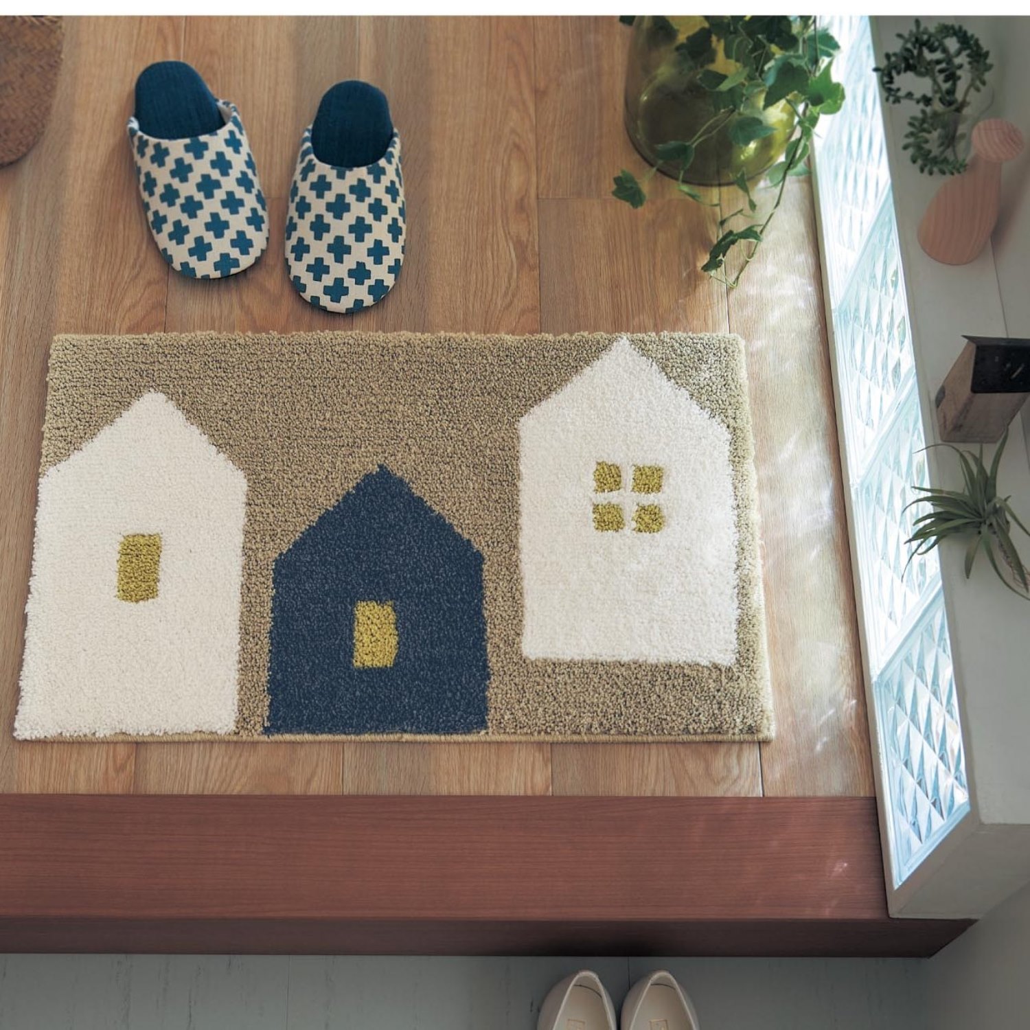 【ベルメゾン】ふんわりマイクロファイバーの玄関マット 【選べる4サイズ】