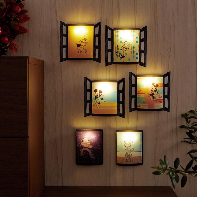 ウォールランプステッカー２個セット 選べるキャラクター ディズニー Disney 通販のベルメゾンネット