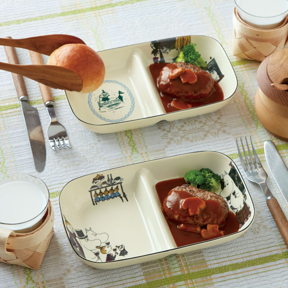 【ムーミン/MOOMIN】暮らしの仕切り皿「ムーミン」
