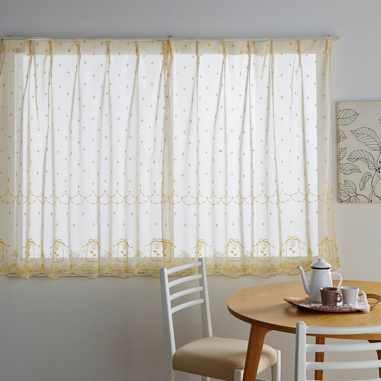 人気のファッションブランド ベルメゾン ディズニー美女と野獣カーテン レースカーテン 1セット カーテン Oceanrepublicbrewing Com