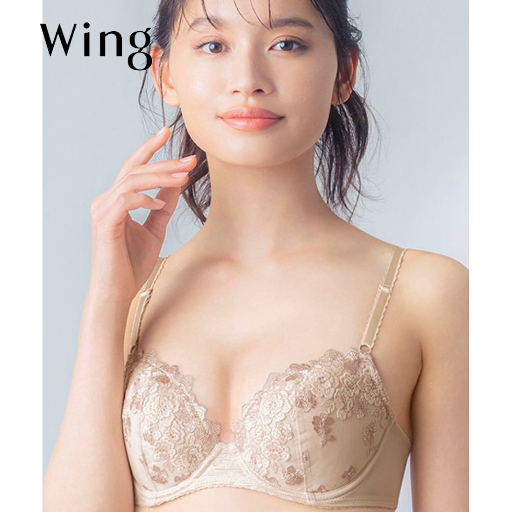 【ウイング/Wing】ナチュラルアップブラ(ワイヤー)