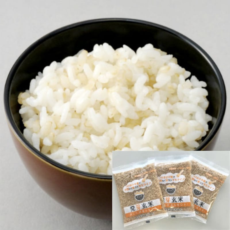 浸漬なしで手軽に食べられる玄米！（画像は玄米30%、白米70%）
