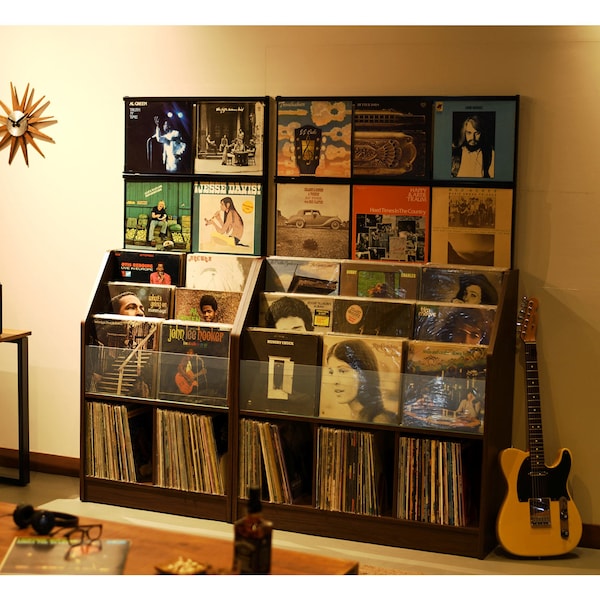 【ベルメゾン】ディスプレイもできる!レコード収納ラック