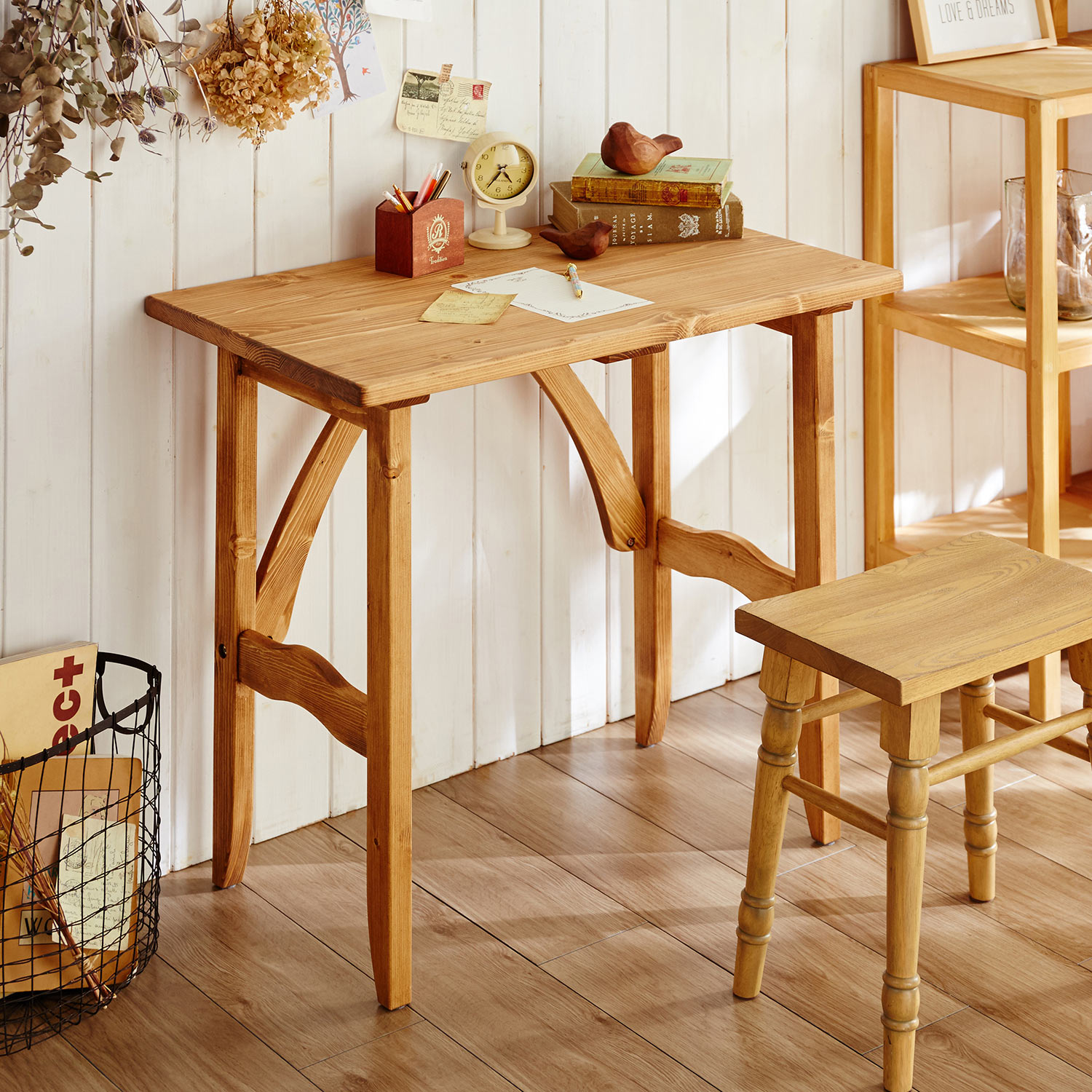 【ベルメゾン】天然木のパソコンデスク 【ベルメゾン】天然木のパソコンデスク