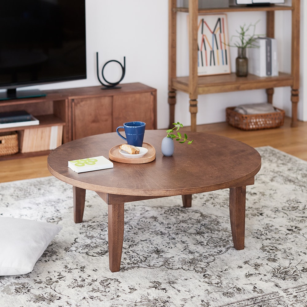 あたらしくて懐かしい。折りたたみ式ちゃぶ台（ローテーブル/センター